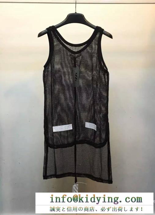2016-17春夏新作 高評価の人気品  吸汗速乾 Off-White オフホワイト タンクトップ