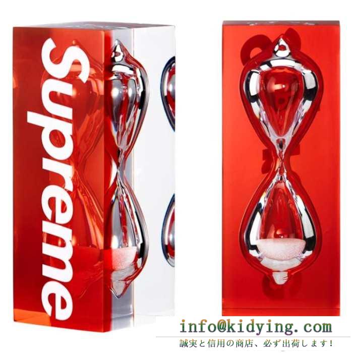 モデル大絶賛? 2015秋冬物 supreme sand timer box logo 砂時計