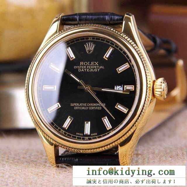 モデル大絶賛? 2015春夏物 rolex ロレックス ミネラルガラス 輸入?クオーツ?ムーブメント 夜光効果 男性用腕時計 6色可選