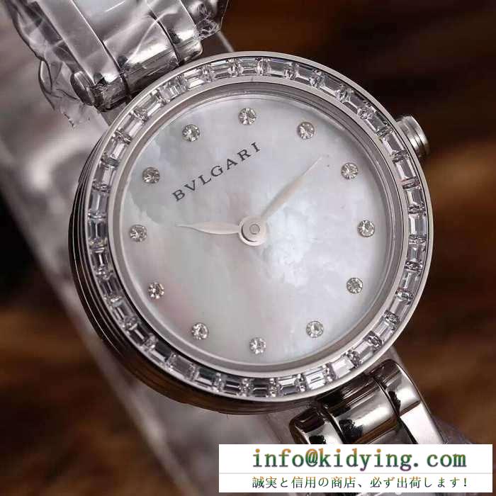 人気商品登場  2016  ブルガリ   bvlgari 女性用腕時計 2色可選