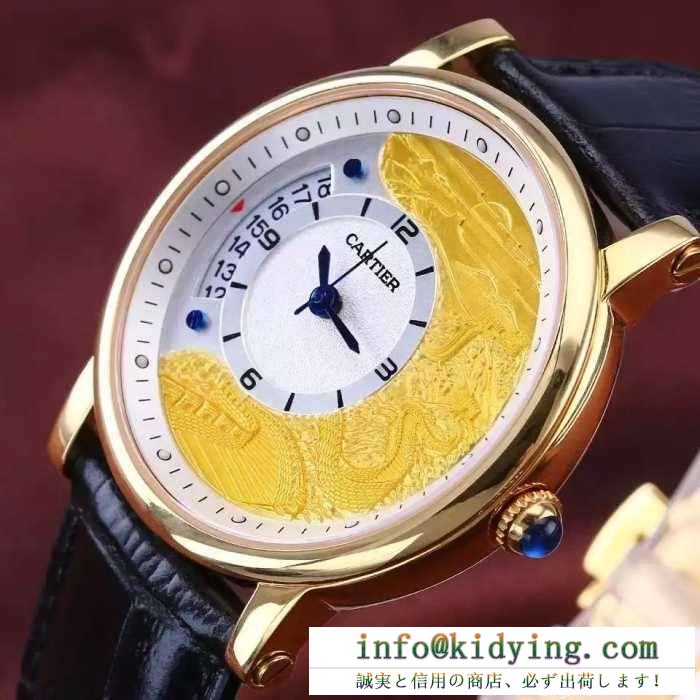 プレゼントに 2016  カルティエ  cartier輸入 クオーツ ムーブメント9015 サファイヤクリスタル風防 男性用腕時計