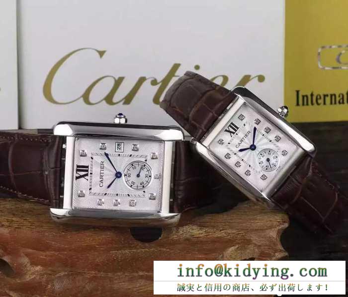 2016 高品質 カルティエ cartier 恋人腕時計 輸入クオーツムーブメント 多色選択可