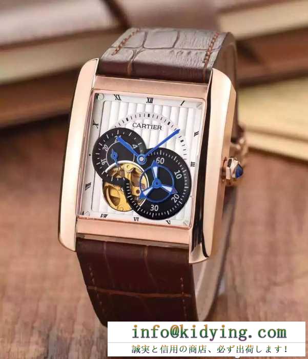 セレブ風 2016 カルティエ cartier 腕時計 82s7機械式（自動巻き）ムーブメント 4色可選