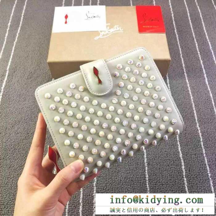  お買得 2016秋冬クリスチャンルブタン christian louboutin 二つ折り財布