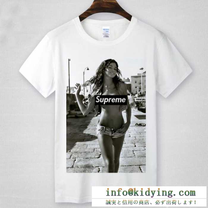 モデル大絶賛♪ 2016 シュプリーム supreme 半袖tシャツ 2色可選 男女兼用