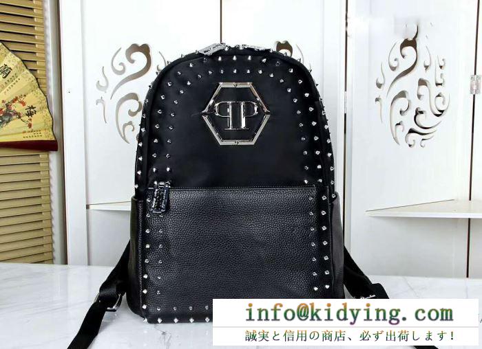 活躍のバッグ リュック、バックパック 2017秋冬 セレブ風 フィリッププレイン philipp plein