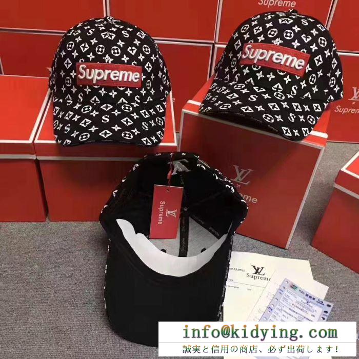 Louis vuitton x supreme 【人気ブログ掲載】 4色可選 個性的 2017新作