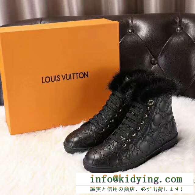赤字超特価安い 2017秋冬 足馴染みのいいルイ ヴィトン louis vuitton ハイトップシューズ