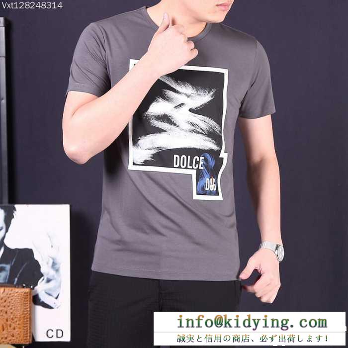 ドルチェ＆ガッバーナ dolce&gabbana 3色可選 オリジナル 17春夏 半袖tシャツ