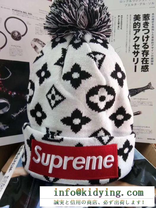 3色可選 キャップ 上質 大人気！ 2017秋冬 格安！ シュプリーム supreme