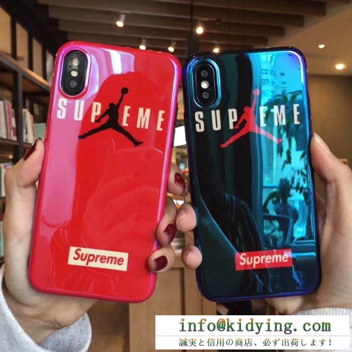 お洒落新作 シュプリーム supreme 2018年春夏のトレンド iphone7 ケース カバー 2色可選
