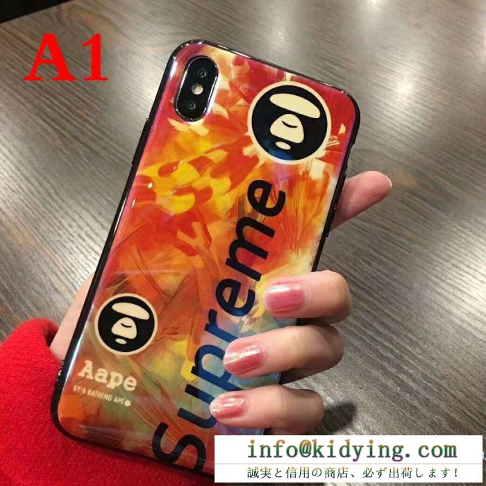 ins愛用2018流行り シュプリームiphone ケース aape(エーエイプ) 新作 supreme コピー 限定品 人気セール