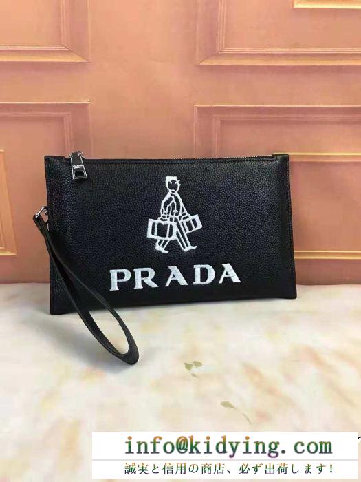 爆買い格安 プラダ上質で格好い prada 2018秋冬の定番新品 ポーチ最高品質かつ最安値