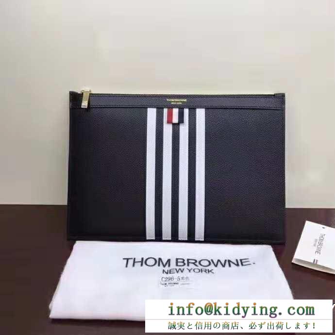 THOM browne ポーチ大幅値下げ激安セール 人気限定品 トムブラウン 2019最新入荷