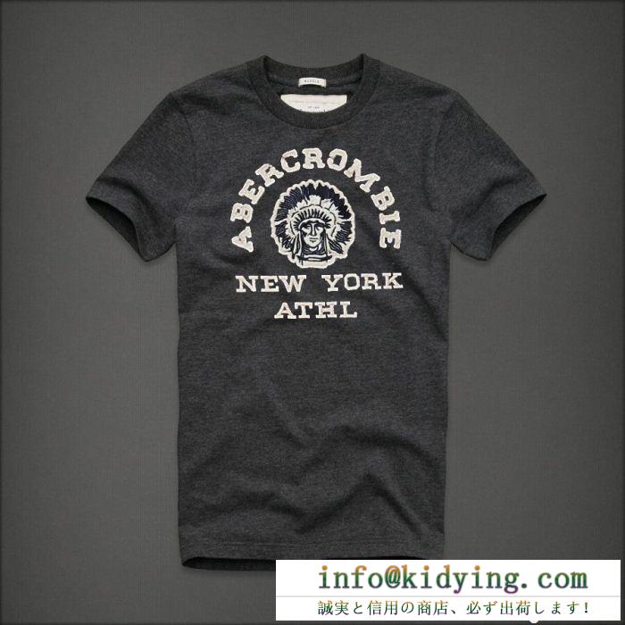 即発＆お取寄せ 2018定番新作 アバクロンビー&フィッチ Abercrombie & Fitch 良好な材質Ｔシャツ/シャツ 3色可選