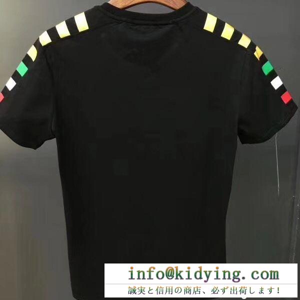 アルマーニコピーEMPORIO armani ea7メンズtシャツ3zpta8-pjm5z-1100クルーネック半袖トップスホワイト、ブラック
