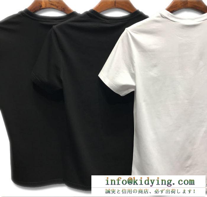 注目美品ディースクエアードコピーメンズクルーネックコットン半袖Tシャツ