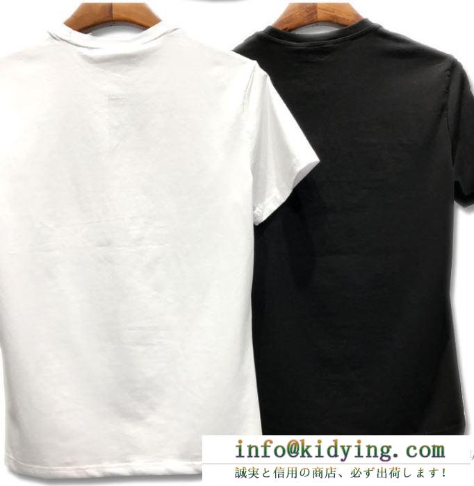 2018人気定番ディースクエアードメンズファションクルーネック半袖Tシャツ