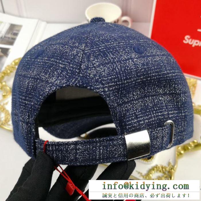 高級感18SS大人気 シュプリーム x ルイヴィトン キャップ supreme box logo モノグラム柄 男女通用 2色可選
