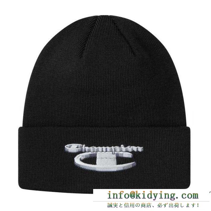 SUPREME シュプリーム ニットキャップ 多色可選 supreme champion 18fw 3d metallic beanie 人気セール