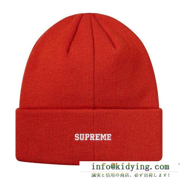 SUPREME シュプリーム ニットキャップ 多色可選 supreme champion 18fw 3d metallic beanie 人気セール