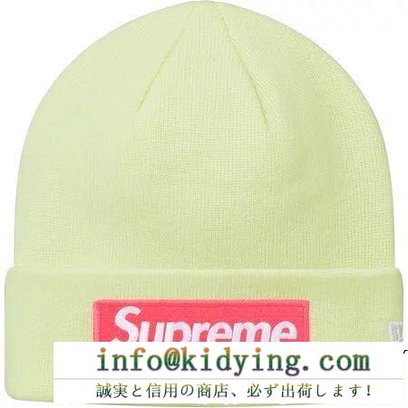 多色可選 supreme シュプリーム ニットキャップ supreme 16fw 17fw 18fw new era box logo beanie 今年流