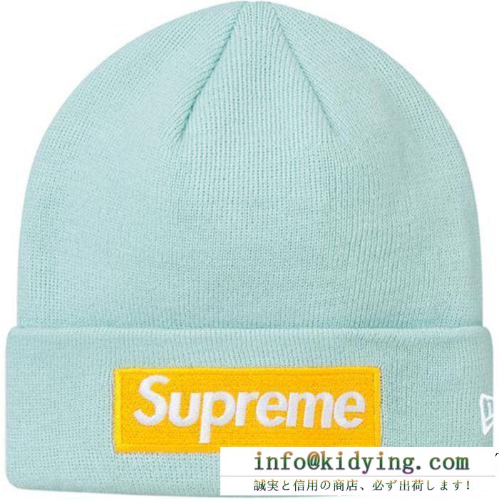 多色可選 supreme シュプリーム ニットキャップ supreme 16fw 17fw 18fw new era box logo beanie 今年流