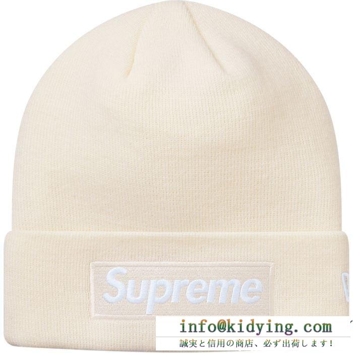 多色可選 supreme シュプリーム ニットキャップ supreme 16fw 17fw 18fw new era box logo beanie 今年流