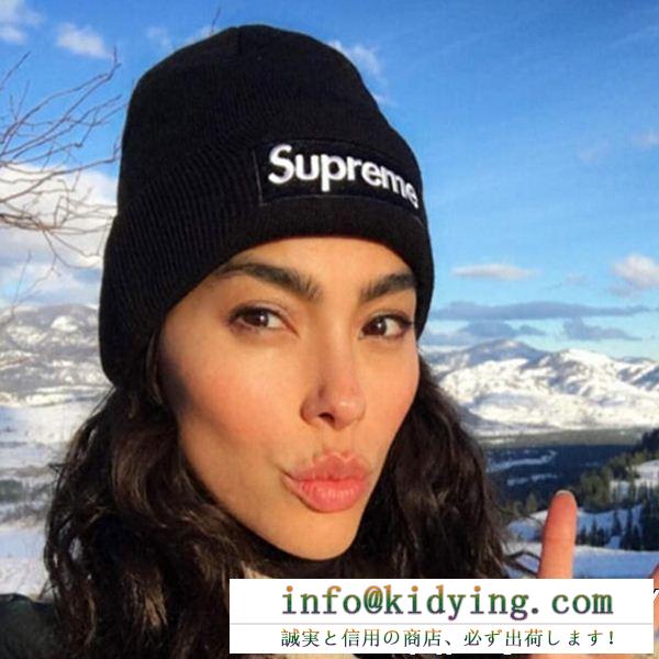 多色可選 supreme シュプリーム ニットキャップ supreme 16fw 17fw 18fw new era box logo beanie 今年流