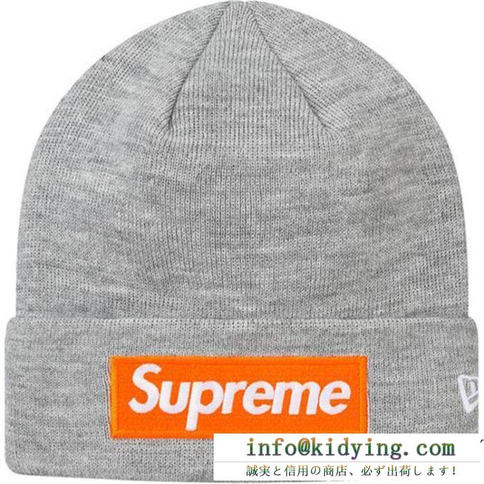 多色可選 supreme シュプリーム ニットキャップ supreme 16fw 17fw 18fw new era box logo beanie 今年流