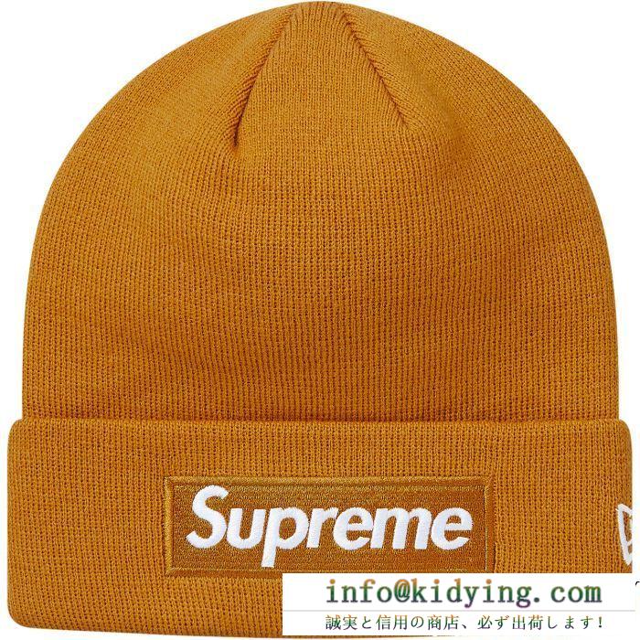 多色可選 supreme シュプリーム ニットキャップ supreme 16fw 17fw 18fw new era box logo beanie 今年流