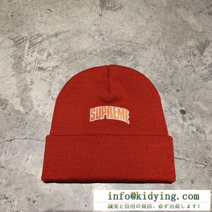 今話題の最新作 今年トレンド supreme シュプリーム ニットキャップ 多色可選 supreme crown logo beanie 18fw