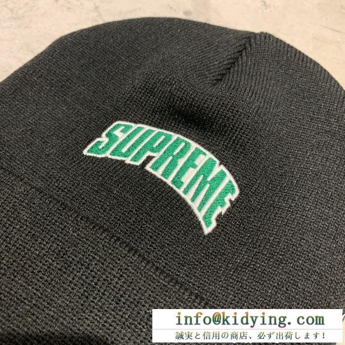 今話題の最新作 今年トレンド supreme シュプリーム ニットキャップ 多色可選 supreme crown logo beanie 18fw