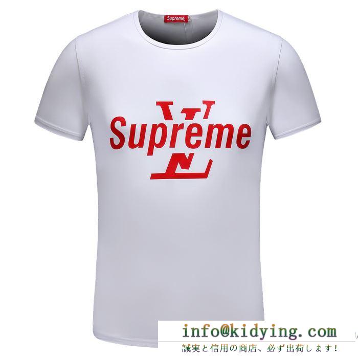 大人の個性を。 2018春夏新作 半袖tシャツ シュプリーム supreme 2色可選 モデル大絶賛?