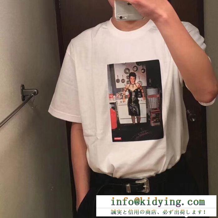 Nan goldin supreme nan as a dominatrix tee 3色可選 2018新作大注目 半袖tシャツ 大好評アイテム