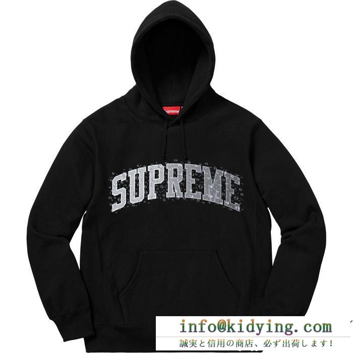 大人フェミニン 2018秋冬新作 Supreme Water Arc Hooded Sewatshirt 多色選択可 パーカー 抜群の吸汗性