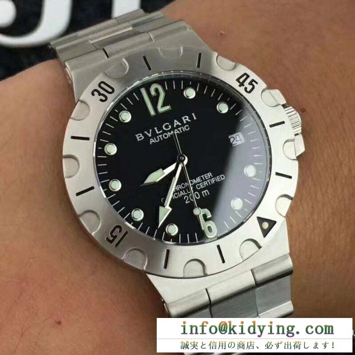 2018春夏新作完売品！2色可選 ブルガリめちゃくちゃお得 bvlgari 男性用腕時計