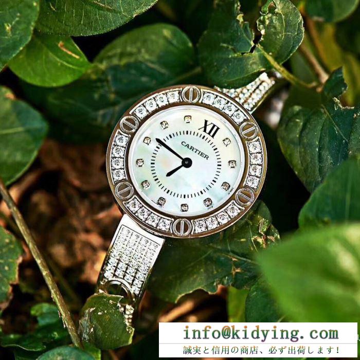 上品な輝きを放つ形 2018春夏新作 カルティエ cartier 新作入荷100%新品 女性用腕時計