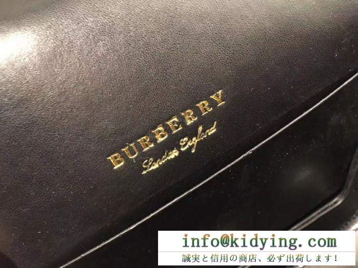 新品！セール！BURBERRYバーバリー バッグ 偽物 美しい 定番 ショルダーバッグ ブラック ミニ スタッズ ファション