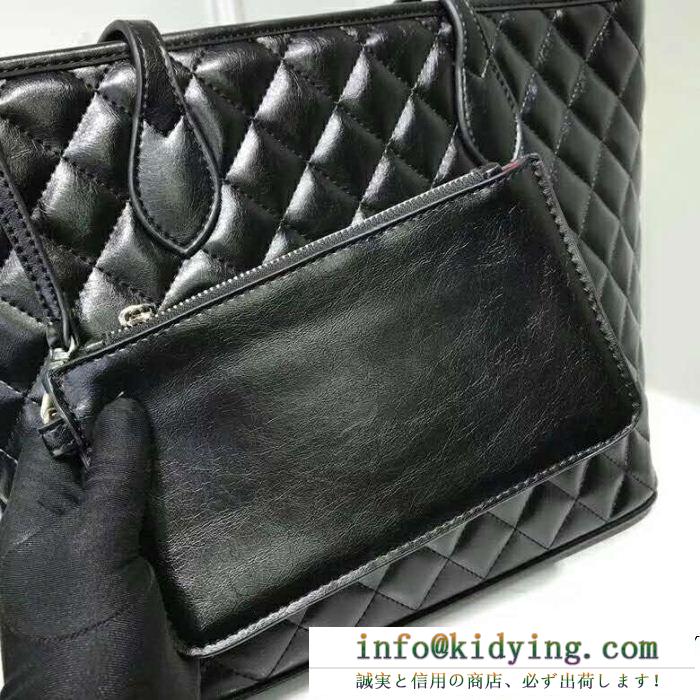 在庫を確保　CHANELスーパーコピーシャネル スーパー コピー バッグ　トート、ハンドバッグ　A4サイズブラック