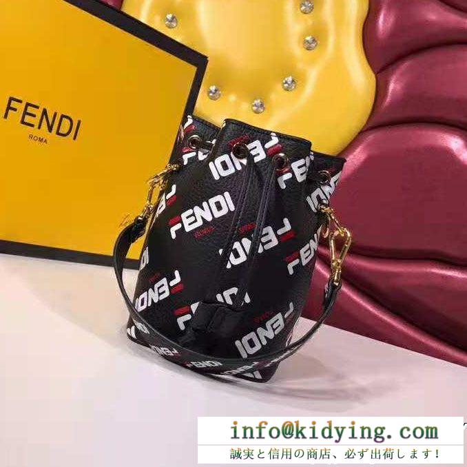 フェンディ バケットバッグ コピーfendi×filaコラボレーションカーフレザー遊び心溢れるミニバッグ8bs010a5p6f0qvl