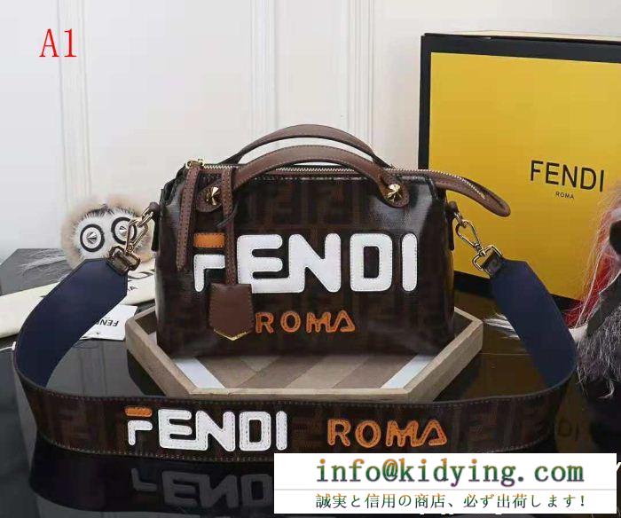 フェンディ バッグ コピー大人気のfendi×filaコラボ商品ジッパー閉鎖レディースツーウェイレザーショルダーバッグ