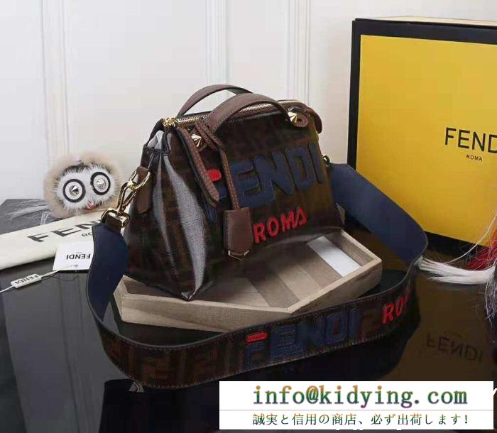 フェンディ バッグ コピー大人気のfendi×filaコラボ商品ジッパー閉鎖レディースツーウェイレザーショルダーバッグ