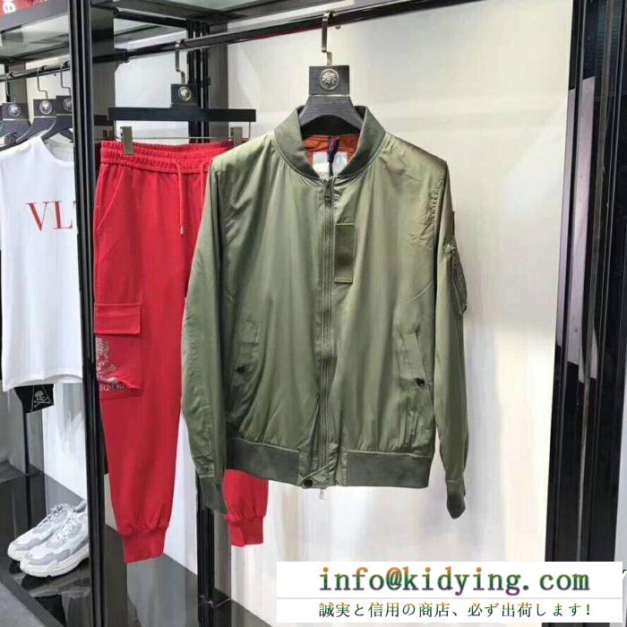 モンクレール コート コピーmoncler爆買い品質保証ボマージャケットメンズ春夏コレクション2色可選グリーンブラック