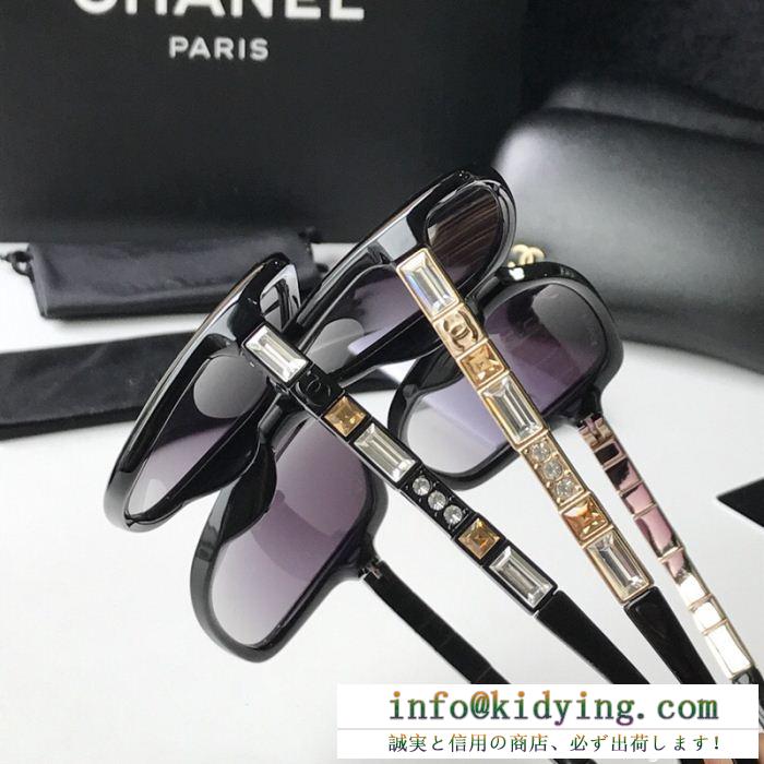 大特価完売品！ 2018年トレンドno1 サングラス  2色可選 シャネル chanel