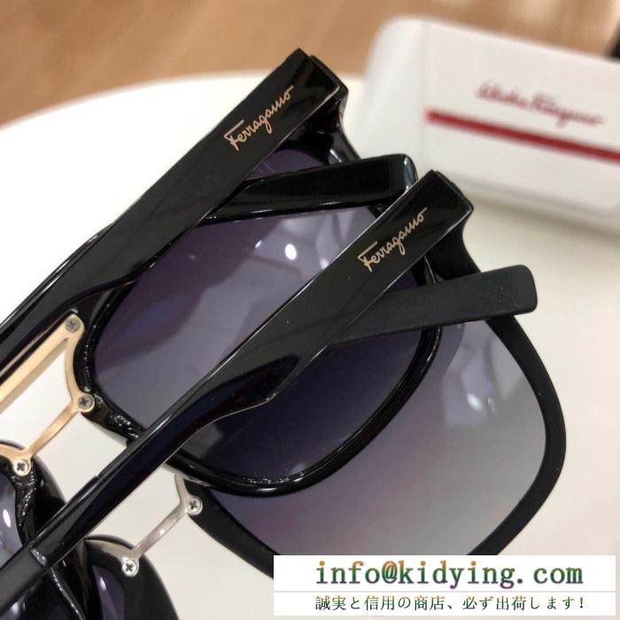 長時間通用定番　夏季発売　FERRAGAMOサングラススーパーコピーフェラガモ 偽物　世界で話題沸騰　小顔効果抜群 