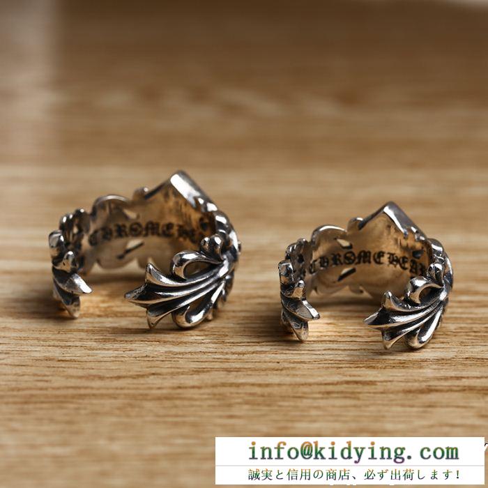 クロム ハーツ コピーchrome heartsのリング最高傑作のひとつであるアイテム優雅で上品なシルバー指輪