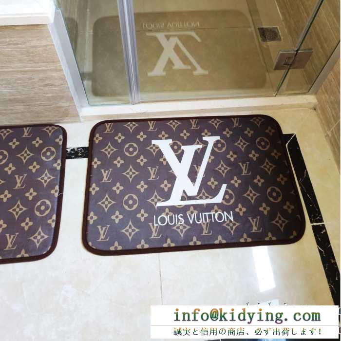 玄関マット louis vuitton 限定 簡素なスタイルにおすすめ ルイ ヴィトン 通販 コピー モノグラム コーデ カジュアル 最高品質