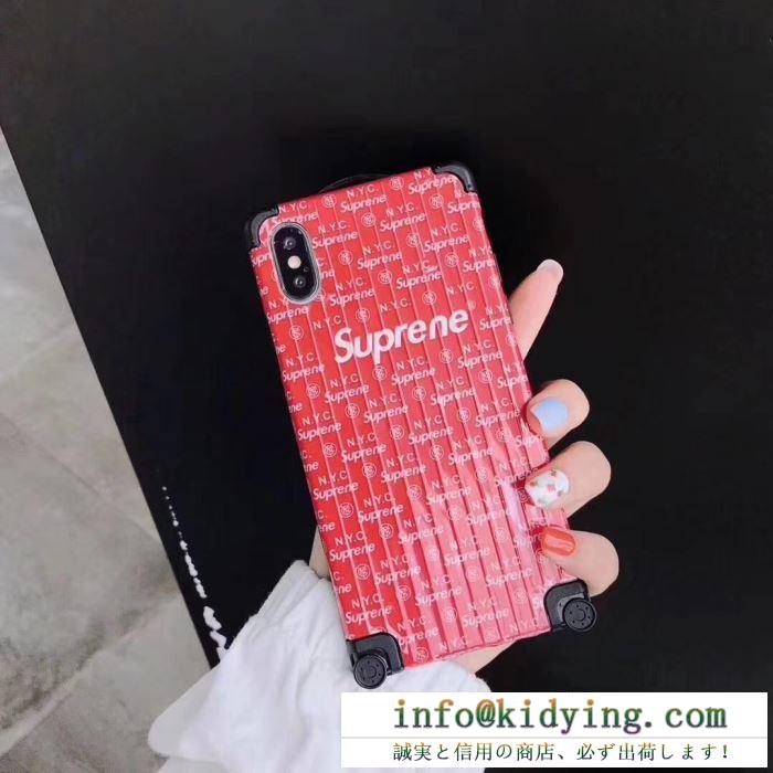 スマホケース supreme カバー 軽くて硬いデザインを誇る限定新作 ユニセックス コピー シュプリーム ２色可選 ユニーク 激安