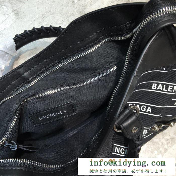 バレンシアガ ショルダーバッグ コピー 全体的な印象をトレンディに レディース balenciaga 黒白２色 デイリー おしゃれ 手頃価格